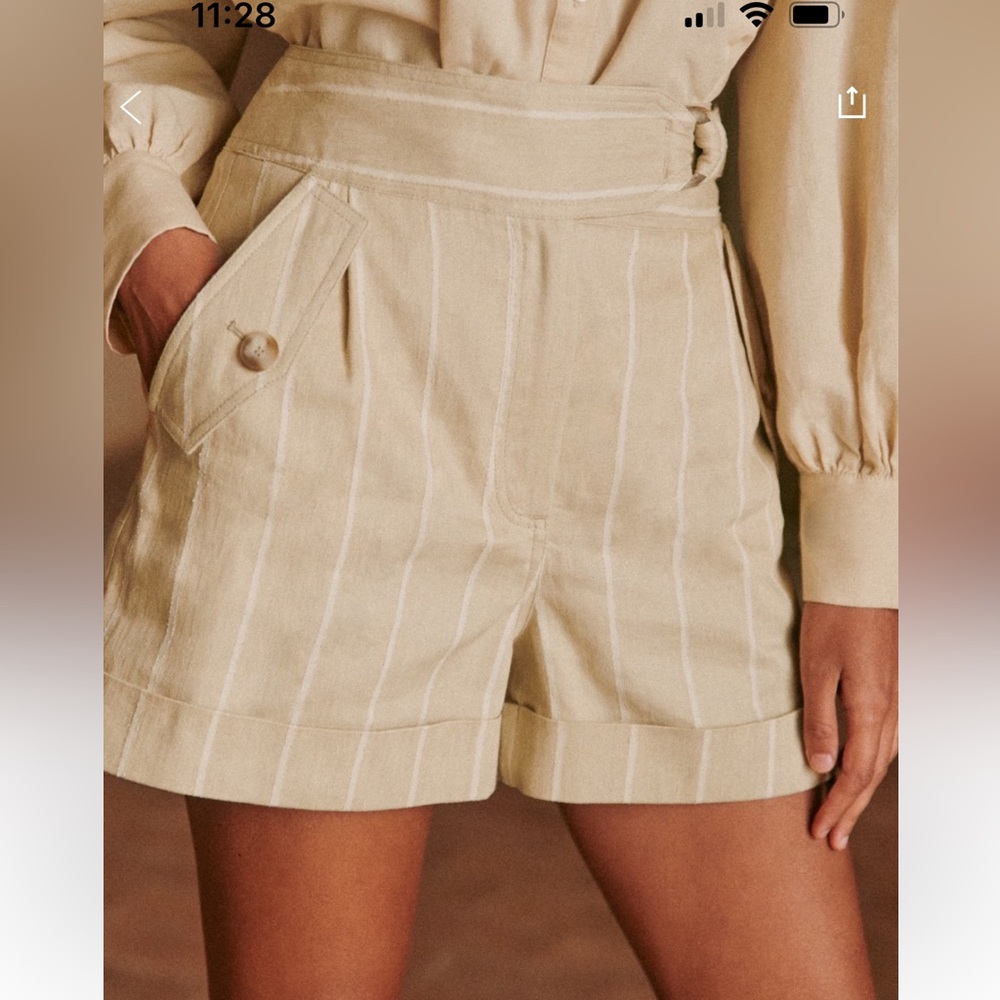 Sezane - Cedric shorts - size 4 (36FR)